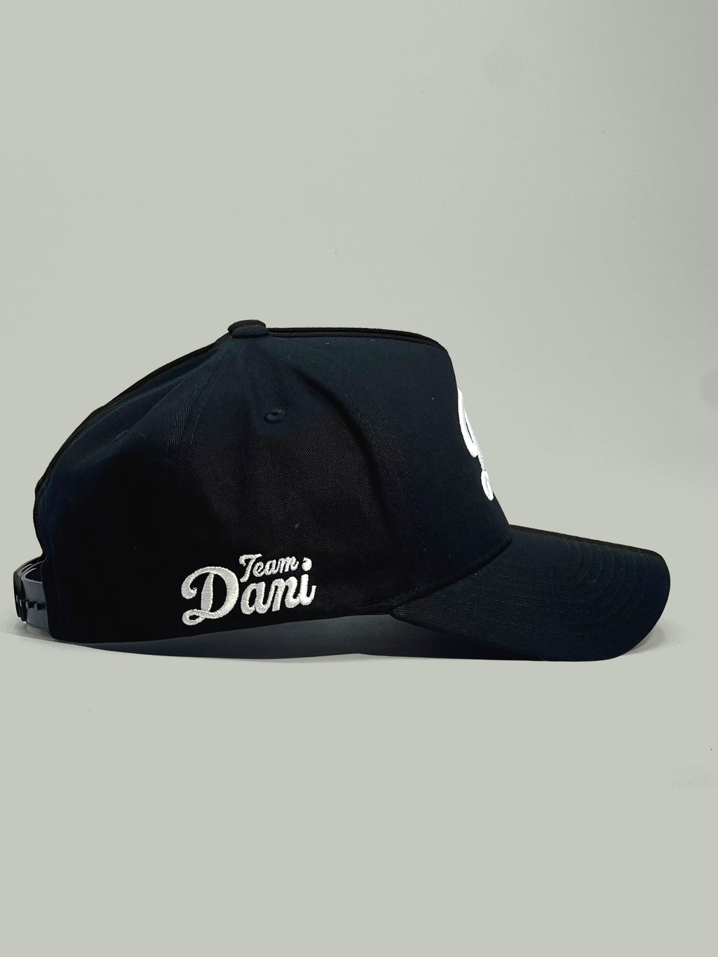 Team Dani D❤️ A-Frame Snapback Hat - Black