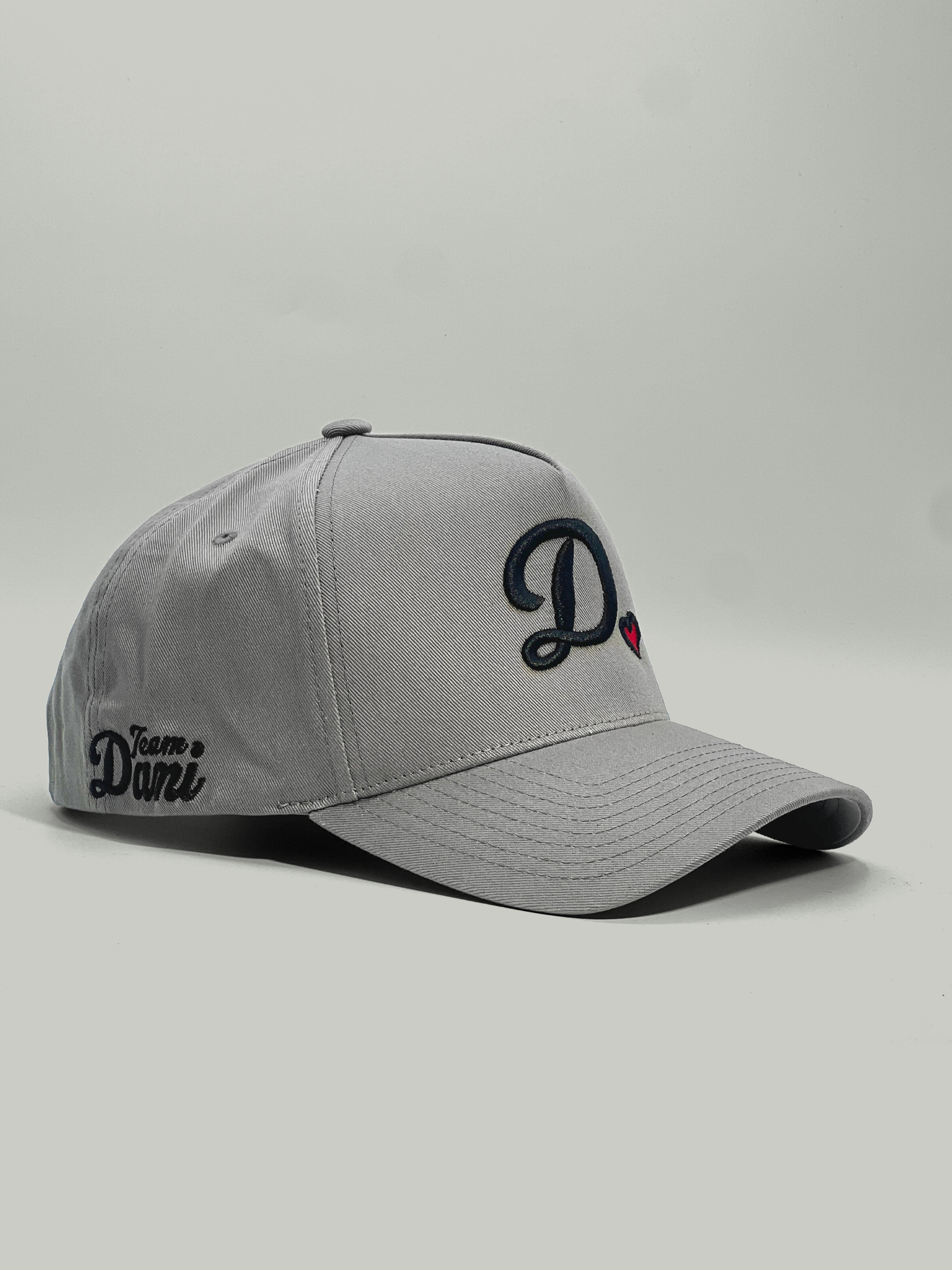 Team Dani D❤️ A-Frame Snapback Hat - Grey