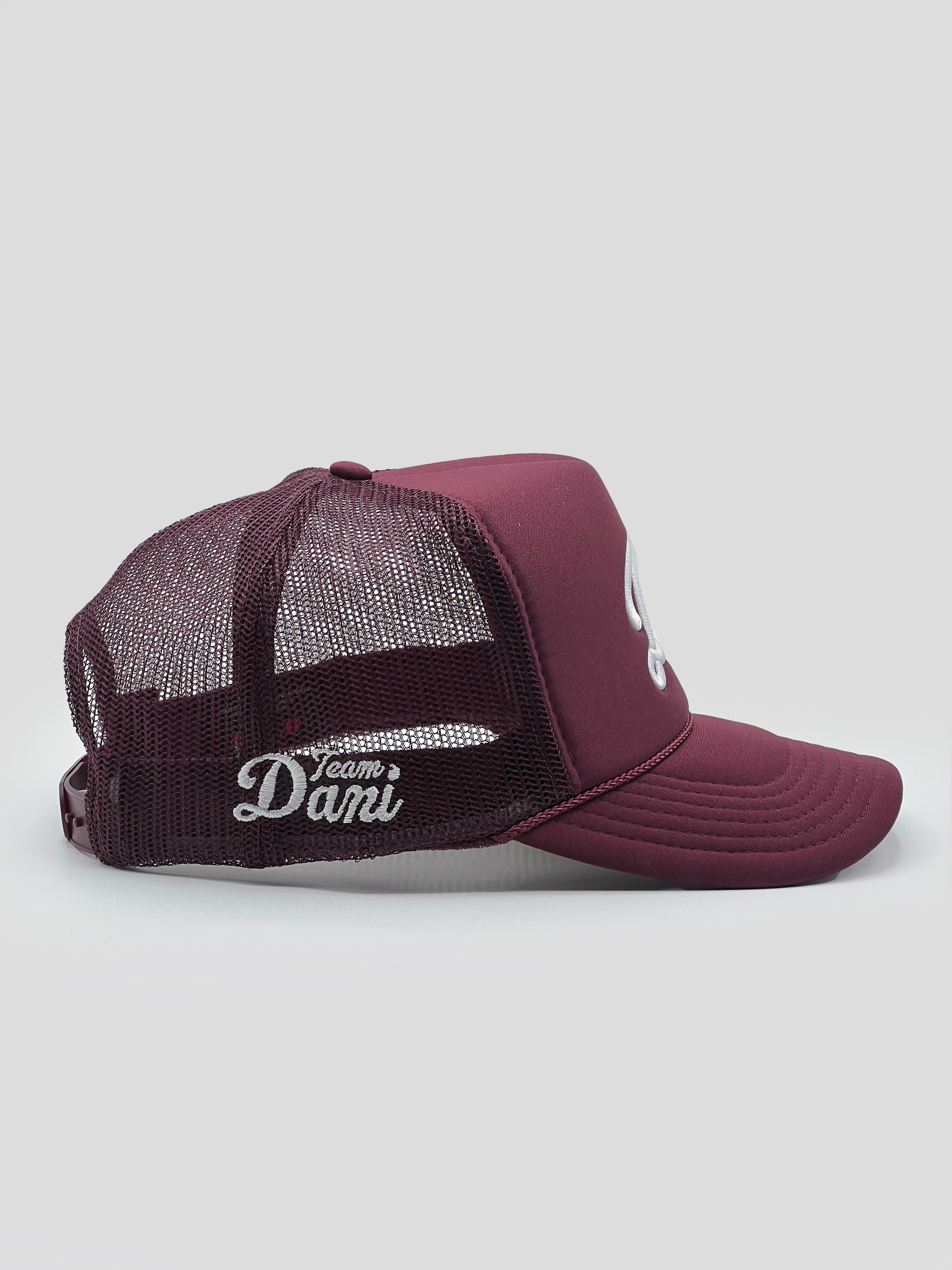 Team Dani D❤️- Foam Front Trucker - Maroon