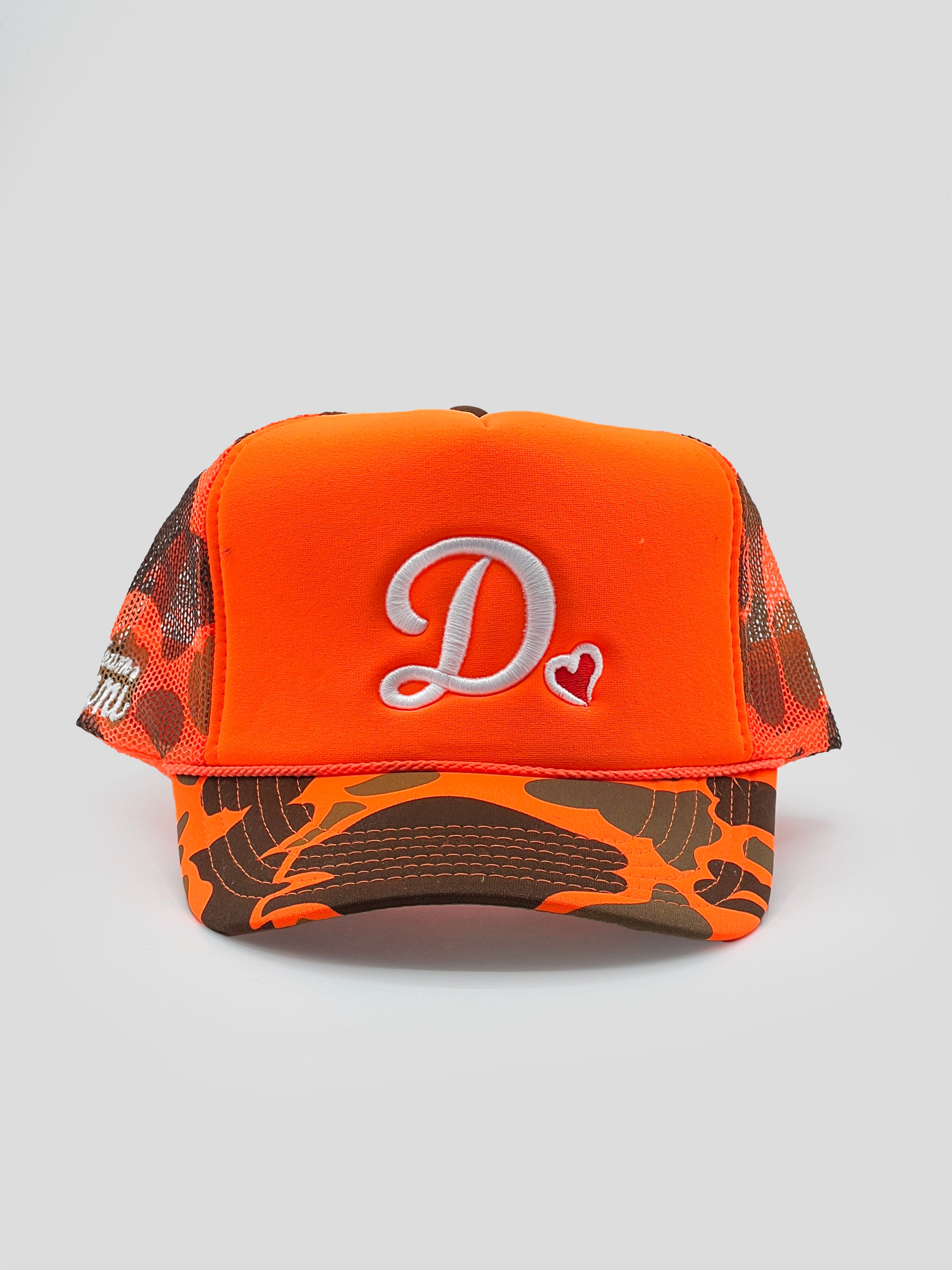 Team Dani D❤️- Foam Front Trucker - Neon Orange/Cam
