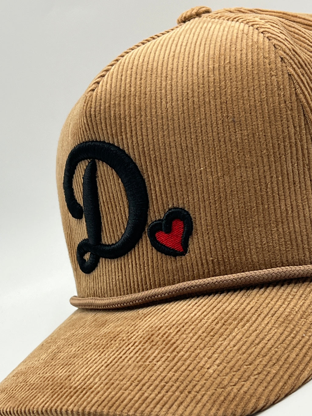 Brown Cord D Hat