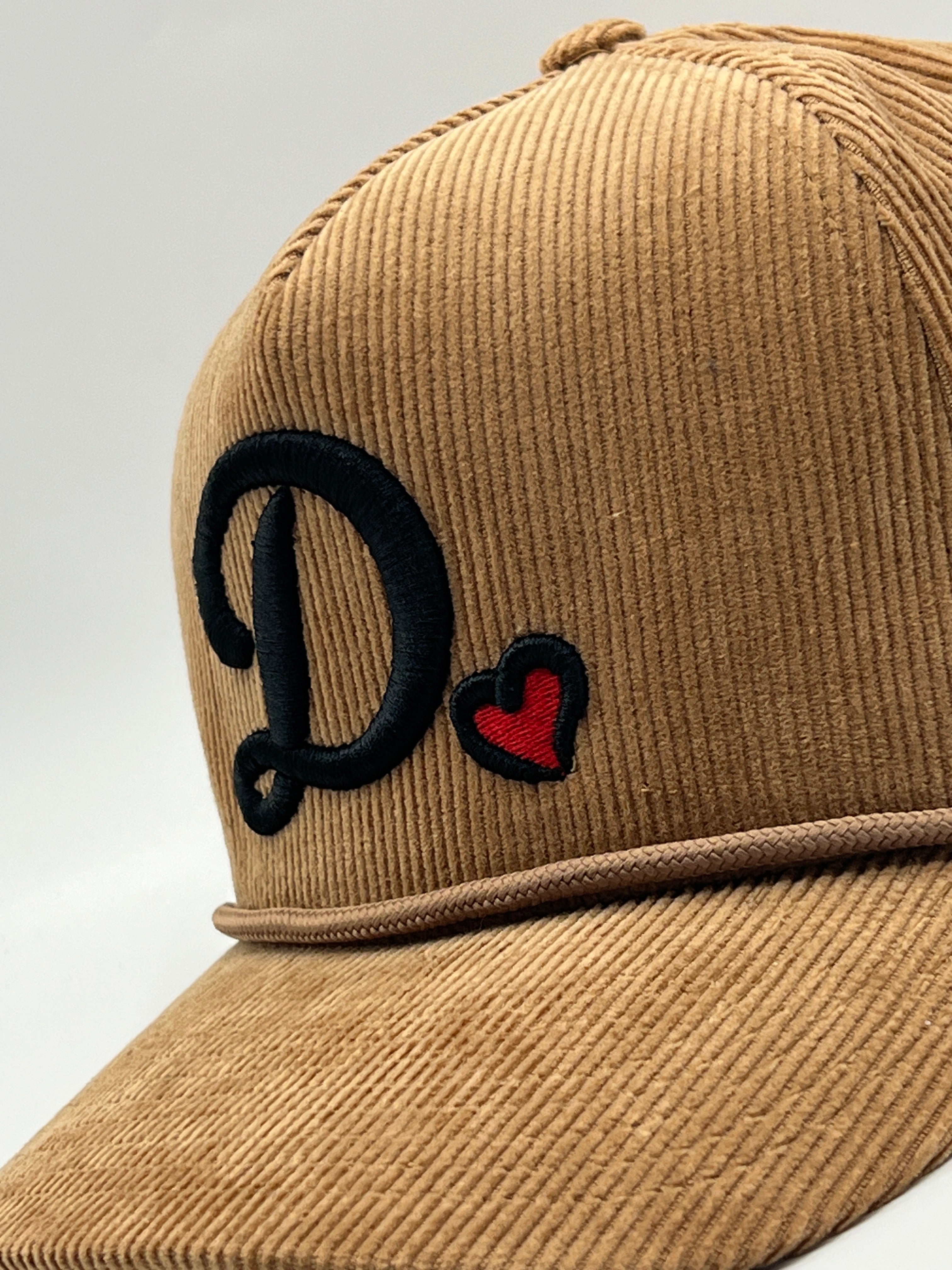Brown Cord D Hat