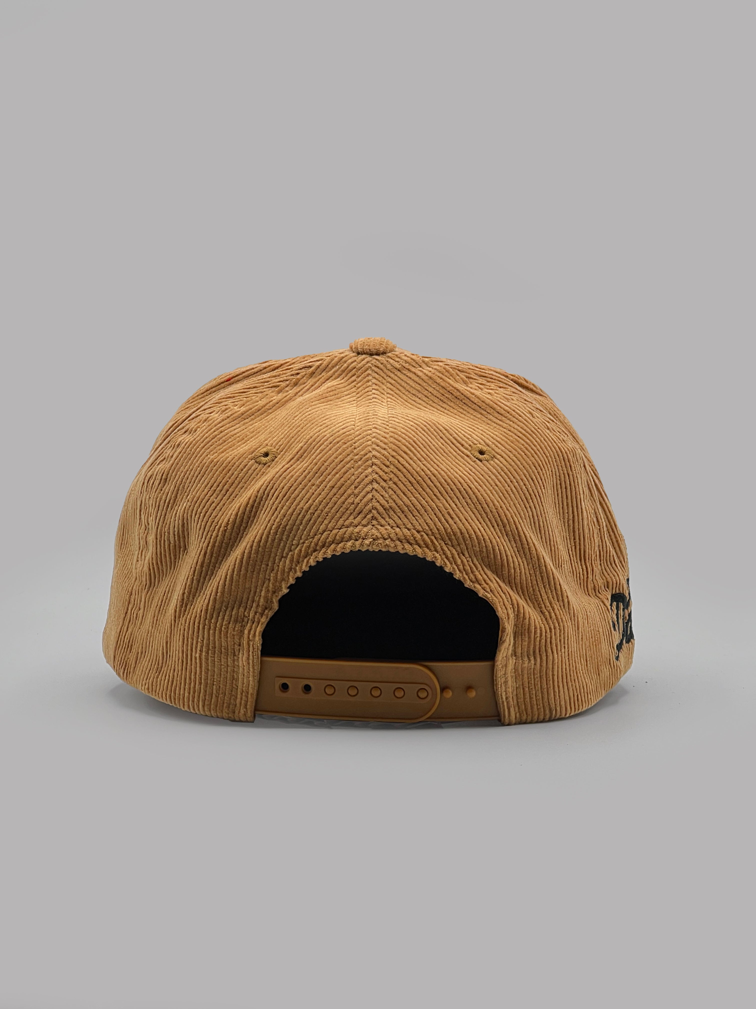 Brown Cord D Hat