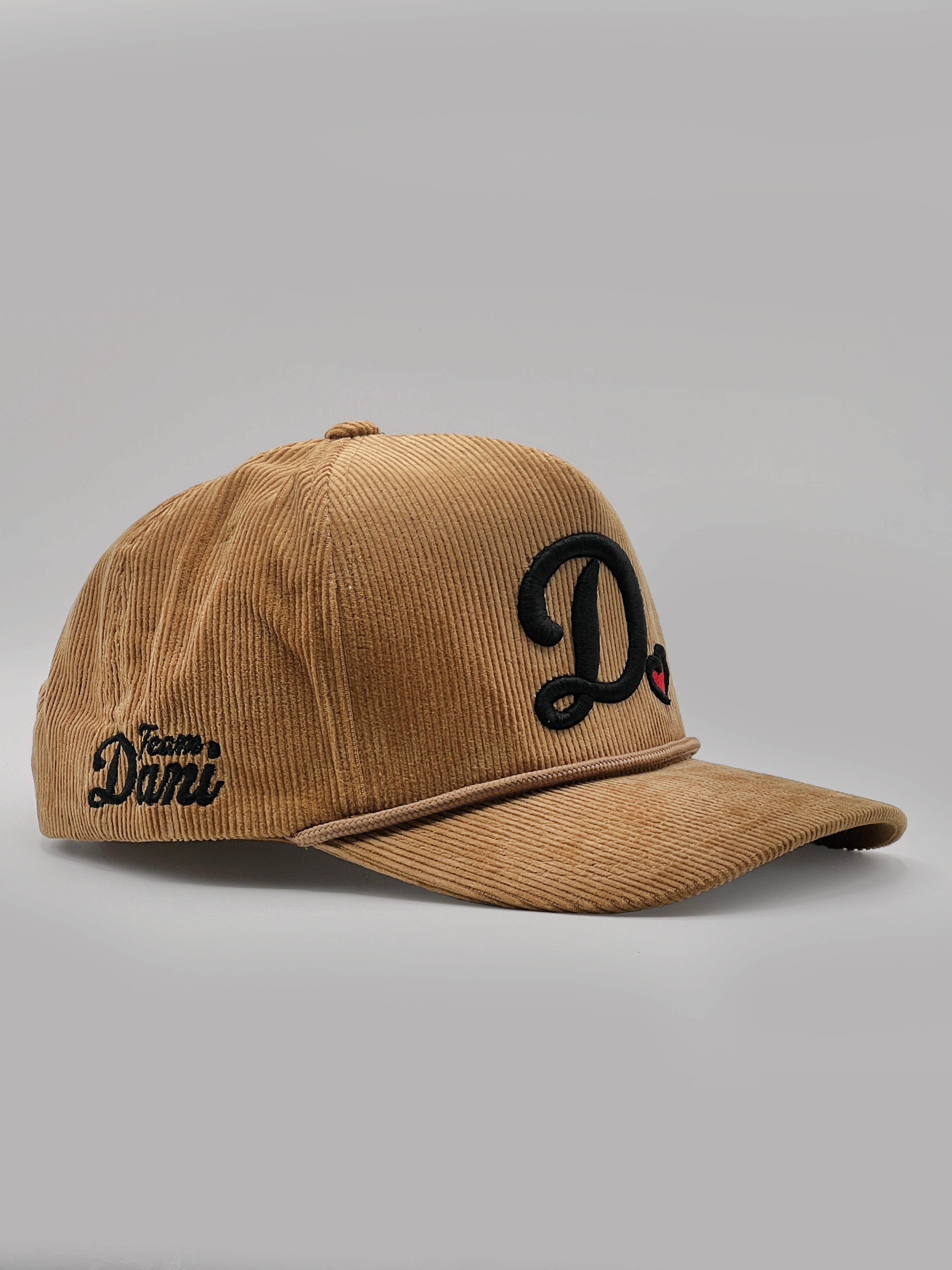 Brown Cord D Hat