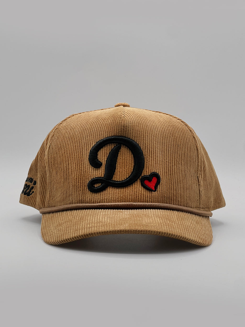 Brown Cord D Hat