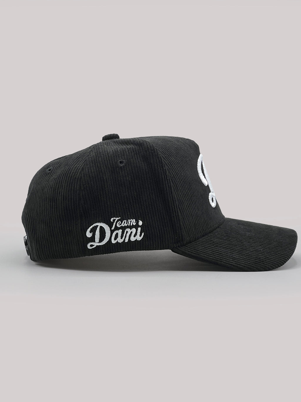 Black Cord D Hat (Copy)