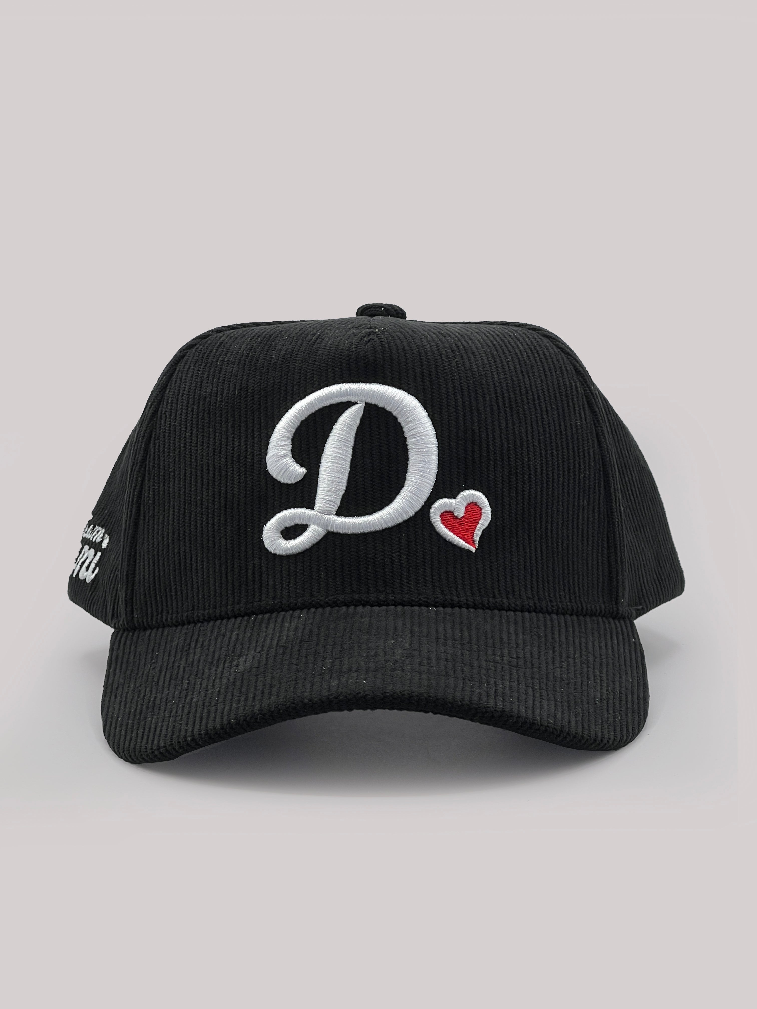 Black Cord D Hat (Copy)