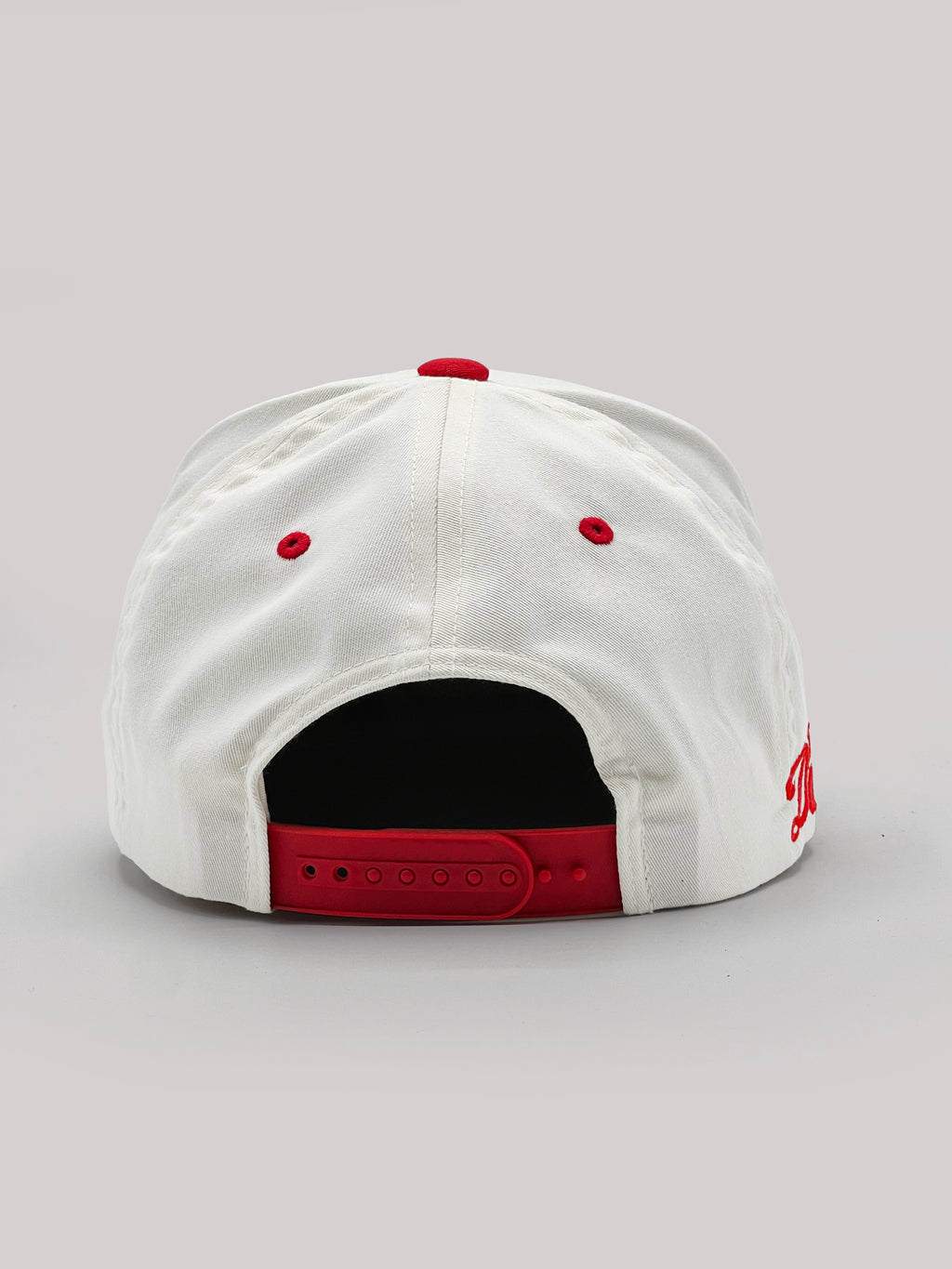 Team Dani BRAVE HEART D❤️ A-Frame Snapback Hat - Cream/Red