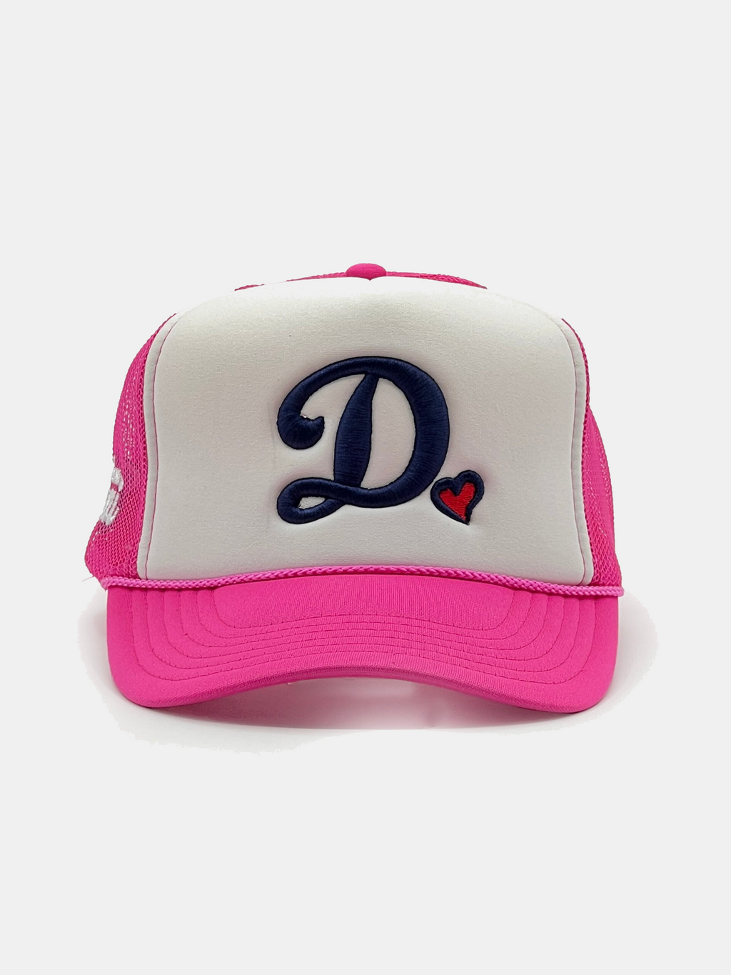 Team Dani D❤️- Foam Front Trucker - Neon Pink & White
