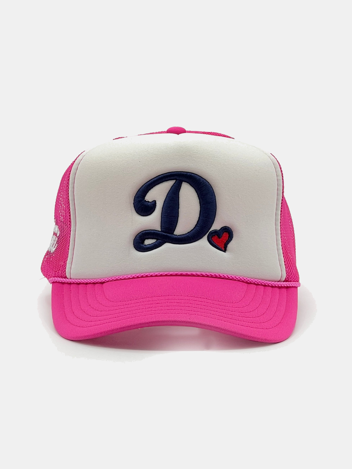 Team Dani D❤️- Foam Front Trucker - Neon Pink & White