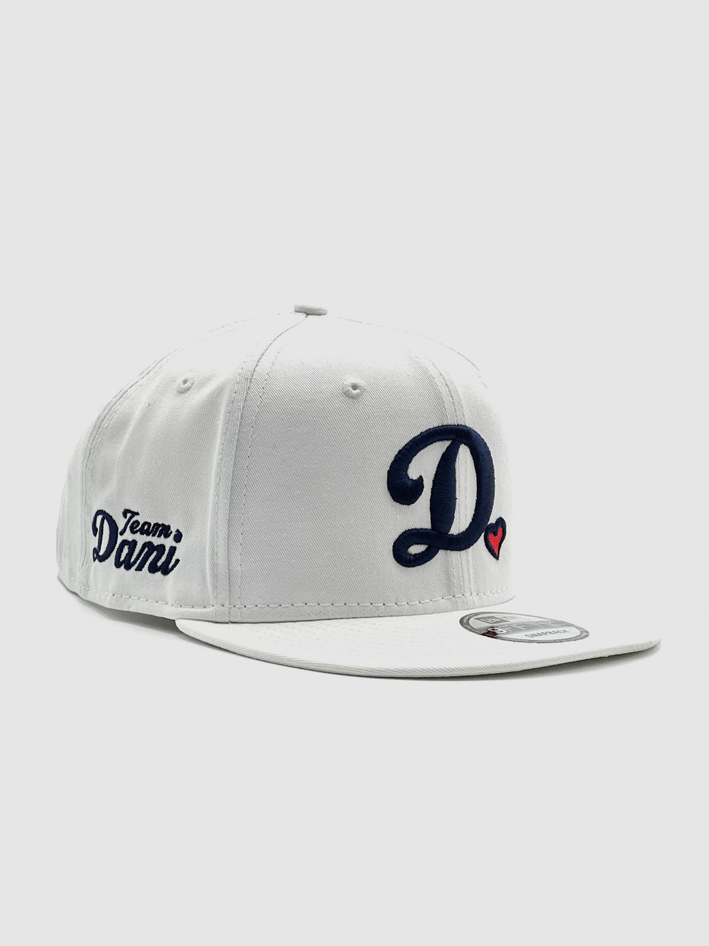 Team Dani D❤️ NewERA 9FIFTY Hat - White